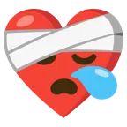 cuore guarito + faccina assonnata