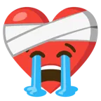 cuore guarito + faccina disperata
