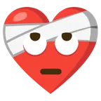 cuore guarito + faccina con occhi al cielo