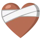 cuore guarito + cuore marrone