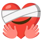 cuore guarito + faccina che abbraccia