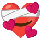 cuore guarito + faccina con cuoricini
