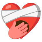 cuore guarito + faccina che sbadiglia