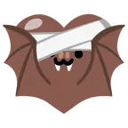 cuore guarito + pipistrello
