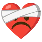 cuore guarito + faccina imbronciata