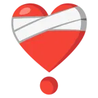 cuore guarito + punto esclamativo a cuore
