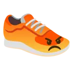 faccina accigliata + scarpa sportiva