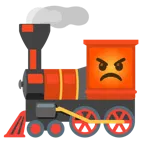 faccina accigliata + locomotiva