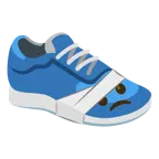 faccina con la testa bendata + scarpa sportiva