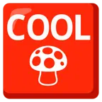 COOL button + mushroom