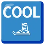 COOL button + skis