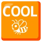 COOL button + honeybee