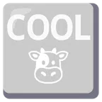 COOL button + cow face