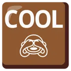 COOL button + see-no-evil monkey