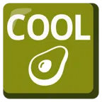 COOL button + avocado