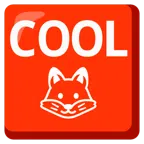 COOL button + fox