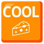 COOL button + cheese wedge