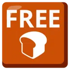 FREE button + bread