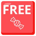 FREE button + candy