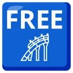 FREE button + roller coaster