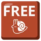 FREE button + snail