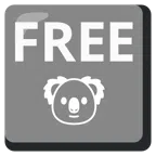 FREE button + koala