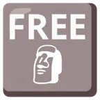 FREE button + moai