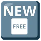 NEW button + FREE button