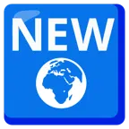 NEW button + globe showing Europe-Africa