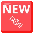 NEW button + candy