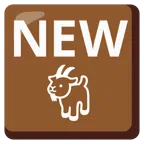 NEW button + goat