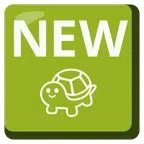 NEW button + turtle