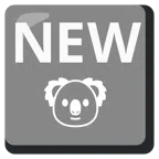 NEW button + koala