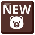 NEW button + bear