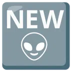 NEW button + alien