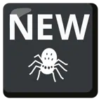 NEW button + spider