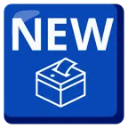 NEW button + ballot box with ballot