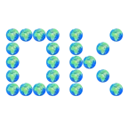 OK button + globe showing Europe-Africa