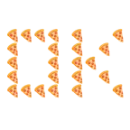 OK button + pizza