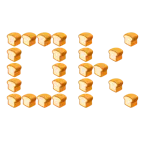 OK button + bread