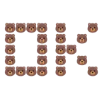 OK button + bear