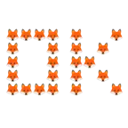 OK button + fox