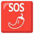 SOS button + hot pepper