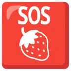 SOS button + strawberry