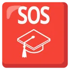 SOS button + graduation cap
