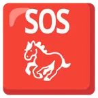 SOS button + horse