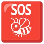 SOS button + honeybee