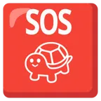 SOS button + turtle