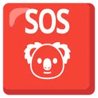 SOS button + koala