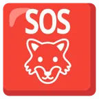 SOS button + wolf
